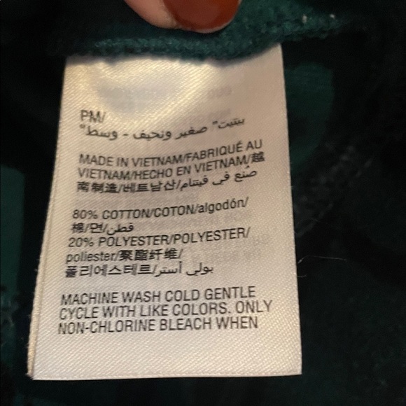 Karen Scott Women's Dark Teal Patterned Jacket - Picture 7 of 7